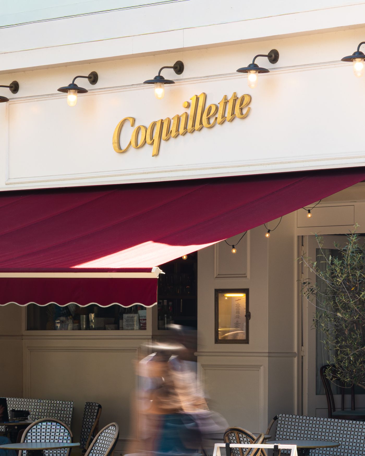 La devanture du restaurant Coquillette sur la place du Vieux-Marché